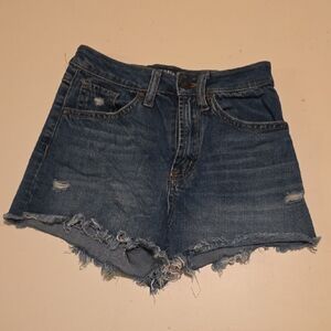 Rewash Distressed Blue Jean Shorts